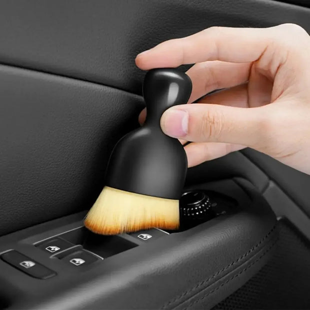 2 Pcs Car Interior Dust Sweeping Soft Brush Car Washing Tool Keyboard