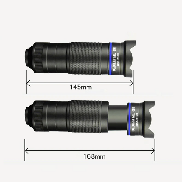 Dragon 36X Mobile Phone Lens Kit With Tripod