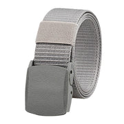 Metal Free Nylon Belt, MEN'S Tactical Woven Plastic Buckle Belt