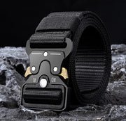 125cm Men's Belt Outdoor Hunting Multifunctional Belt Buckle