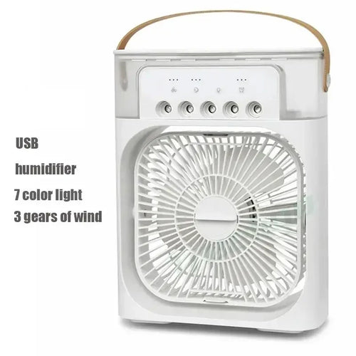 Air Humidifier Cooling USB Fan Water Mist small refrigeration air