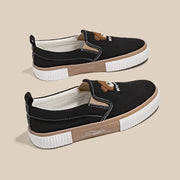 Flat Slip On Women Footwear Canvas Ladies Shoes Low Casual Sneaker Comfortable And Elegant Fashion 2024 High Quality Offer Y2k