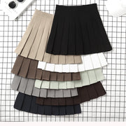 Brown Skirt Ladies 2022 Summer Clothes Women's High Waist Harajuku Korean Style Black Mini Pleated Skirt For School Girl Uniform