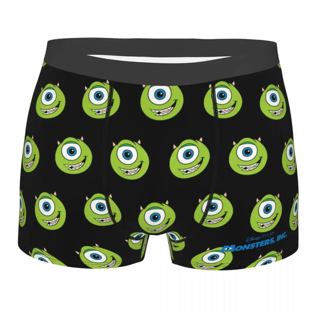 Sullivan Disney Monsters University Mike Underpants Cotton Panties Man Underwear Comfortable Shorts Boxer Briefs