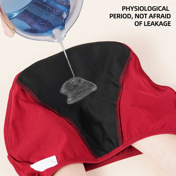 Menstrual Panties Physiological Pants Women Underwear Period Cotton Absorb Water Quick-dry Briefs Female Lingerie Plus Size