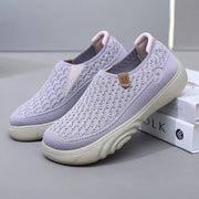 2025 New Shoes for Woman Vulcanize Shoes Autumn Round Toe Flats Mesh Breathable Ladies Fisherman Shoes Platform Casual Sneakers