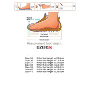 OZERSK Summer Women's Small White Shoes Non-Slip Hollow Breathable Ladies Casual Lightweight Soft Sole Single Shoes Size 35-41