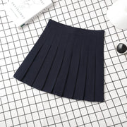 Brown Skirt Ladies 2022 Summer Clothes Women's High Waist Harajuku Korean Style Black Mini Pleated Skirt For School Girl Uniform