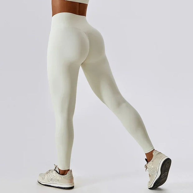 Womens Butt' Lift Curves Workout Tights High Waist Contour Seamless Leggings Active Wear Women Fitness Yoga Pants Gym Outfits