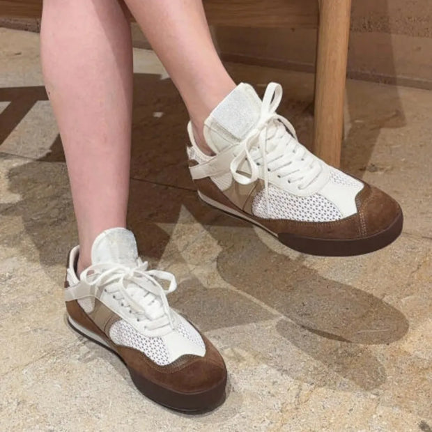 NIGO Women's Spring And Summer New Casual Sports German Trainers Comfortable Breathable Mesh Small White Shoes #NGSH16715