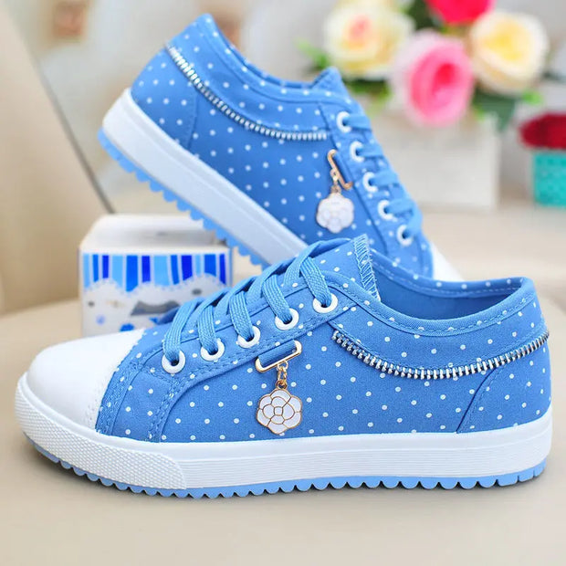 2022 New Arrival Girls Summer Shoes Low Top Mesh Breathable Sneakers Students Flats Shoes Print Women Casual Shoes Ladies Sandal