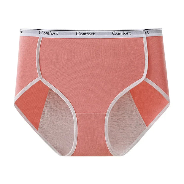 3pcs Girl Menstrual Panties Women's Physiological Briefs Ladies Period Leak Proof Panty High Waist Cotton Underwear