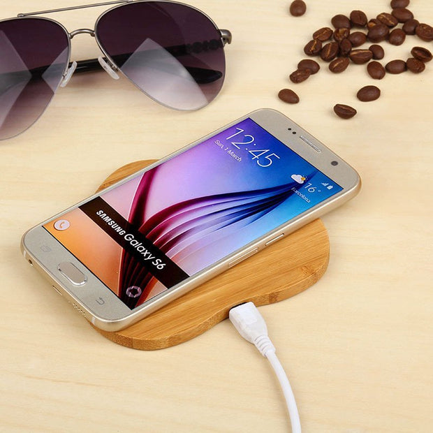 Bamboo Wireless Charging Pad