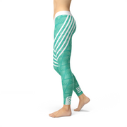 Turquoise Sports Leggings