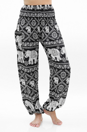 Black ELEPHANT Pants Women Boho Pants Hippie Pants Yoga