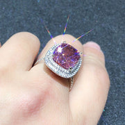 Micro zircon ring