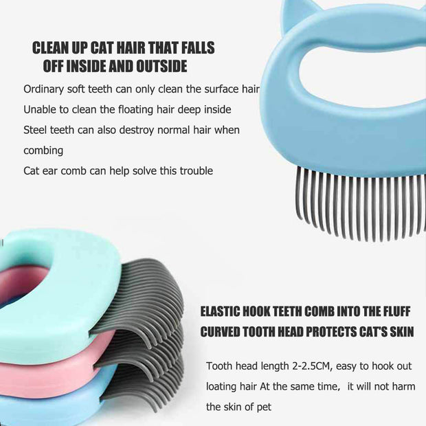 Pet Massage Brush Pet Grooming Massage Tool To Remove Loose Hairs