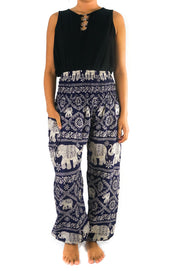 Purple ELEPHANT Pants Women Boho Pants Hippie Pants Yoga