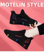 Women's Breathable Non-slip Platform Fashion 2023 Autumn New Casual Shoes Korean Running Shoes Black Sneakers shoes for women