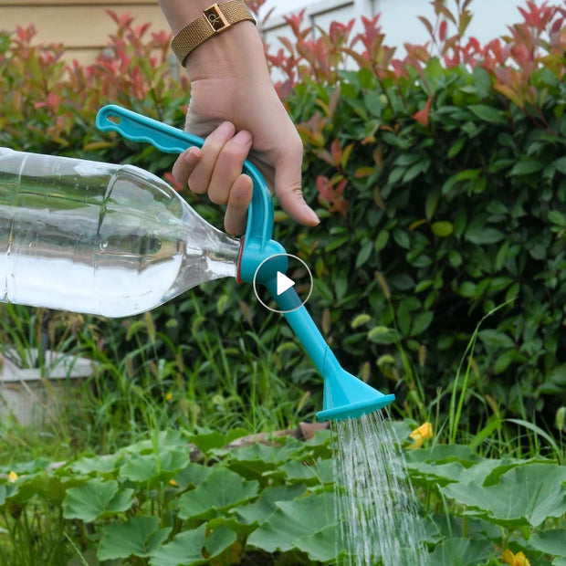 2 In 1 Handheld Watering Sprinkler Nozzle Watering Can Sprayer For Flowers Waterers Bottle Gardening Plant Irrigation Easy Tools