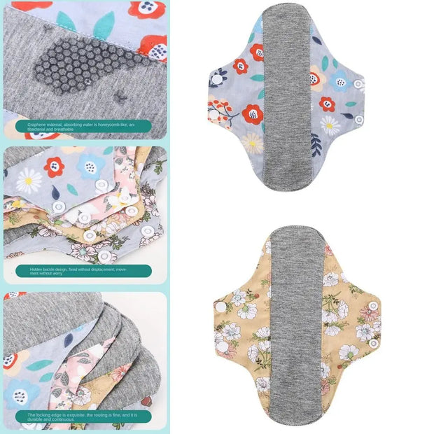 Reusable Monthly Absorbent Menstrual Ecological Cloth Pads Female Hygiene Washable Panties Elderly Prevent Urine Leakage