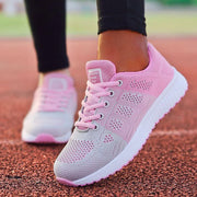 Breathable Women's Sneakers 2024 New Fashion Outdoor Comfortable Sneakers Women Mesh Fabric Lace Up Female Footwear Women Shoes