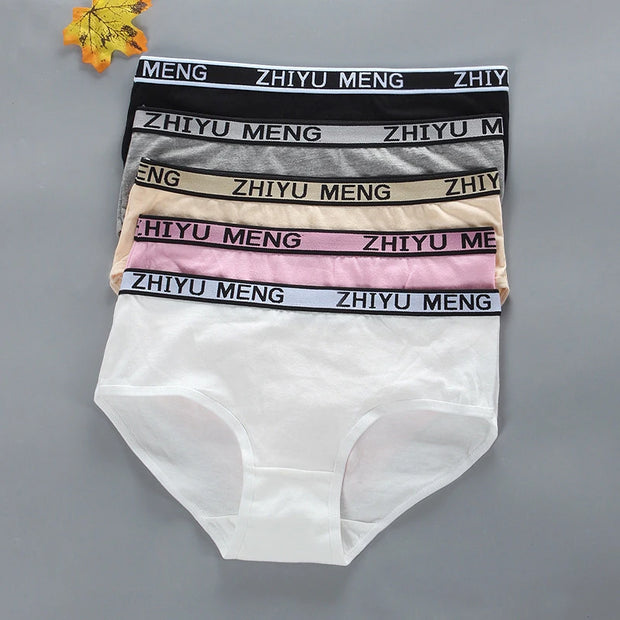 1Pcs Underwear Lovely Girl Briefs Floral Adorable Pants Baby Cotton Underpants Letter For 7-14 Years Girls Underwear