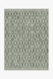 Grogu™  Trellis Sage Green Tufted Rug