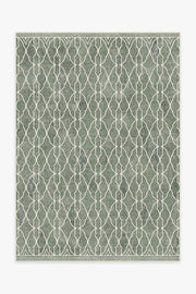 Grogu™  Trellis Sage Green Tufted Rug