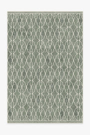 Grogu™  Trellis Sage Green Tufted Rug