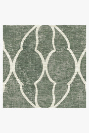 Grogu™  Trellis Sage Green Tufted Rug