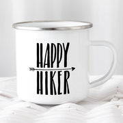 Hiking Gift for Hiker Enamel Mug Wanderlust