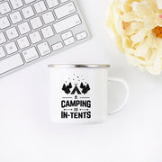 Camping Mug Enamel Mug Campfire Mug Camping is