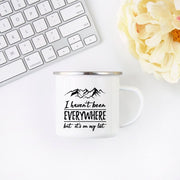 Wanderlust Enamel Mug Camping Mug I Haven't Been