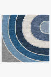 Jonathan Adler Milano Blue Steel Tufted Rug