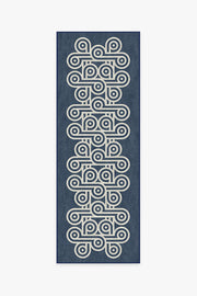 Jonathan Adler Pompidou Slate Blue Tufted Rug