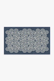 Jonathan Adler Pompidou Slate Blue Tufted Rug