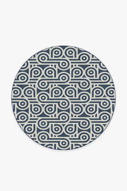 Jonathan Adler Pompidou Slate Blue Tufted Rug