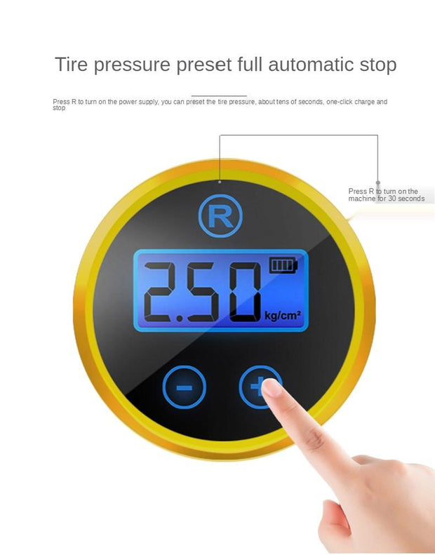 Portable Tire Inflator Air Pump