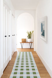 The Home Edit Sutton Moss Green & Blue Tufted Rug